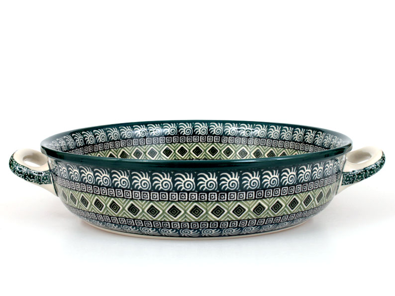 Round Baking Dish 31 cm (12")   Aztec Sun green