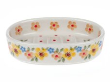 Seifenschale oval 11 cm Frühling