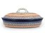 Backform mit Deckel Oval 31 cm   Griechisch