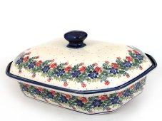 Baking Dish with Lid 31 cm (12") Wreath