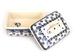 Square Butter Dish   Frozen Meadow