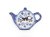"Jug" Teabag Plate   Black Cat