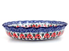 Pie Baking Dish 28 cm (11") Poppies