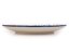 Shallow Plate 25 cm (10")   Blue Summer UNIKAT