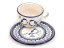 Cup with Saucer 0,2 l (7 oz)   Titmouses in Winter UNIKAT