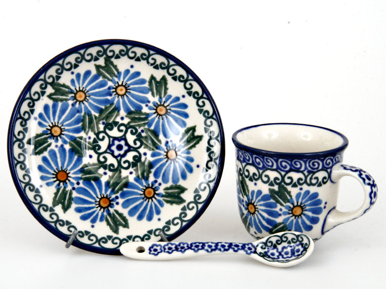 Mocca Cup with Saucer 0,06 l (2 oz)   Asters