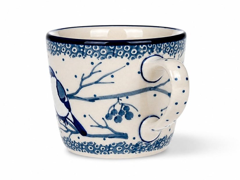 Mug 0,15 l (7 oz)   Titmouses in Winter UNIKAT