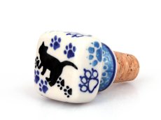 Square Cork Black Cat