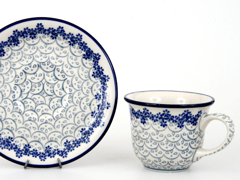 Cup with Saucer 0,15 l (7 oz)   White Lace