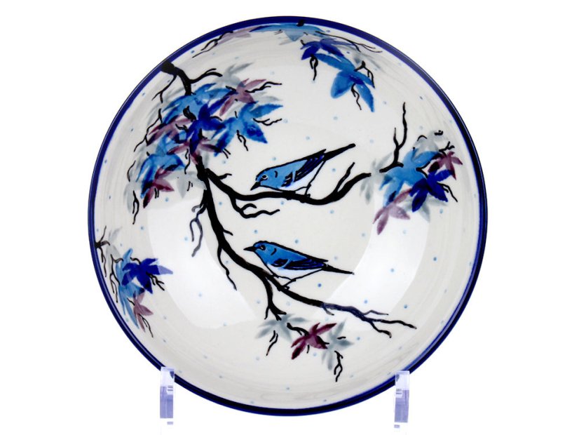 Low Bowl  17 cm (7")   Japanese Garden UNIKAT