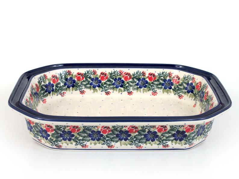 Baking Dish with Lid 31 cm (12")   Wreath