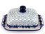Butter Dish   White Lace