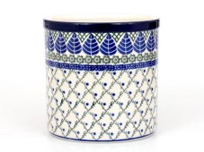 dóza 15 cm   Modré listy