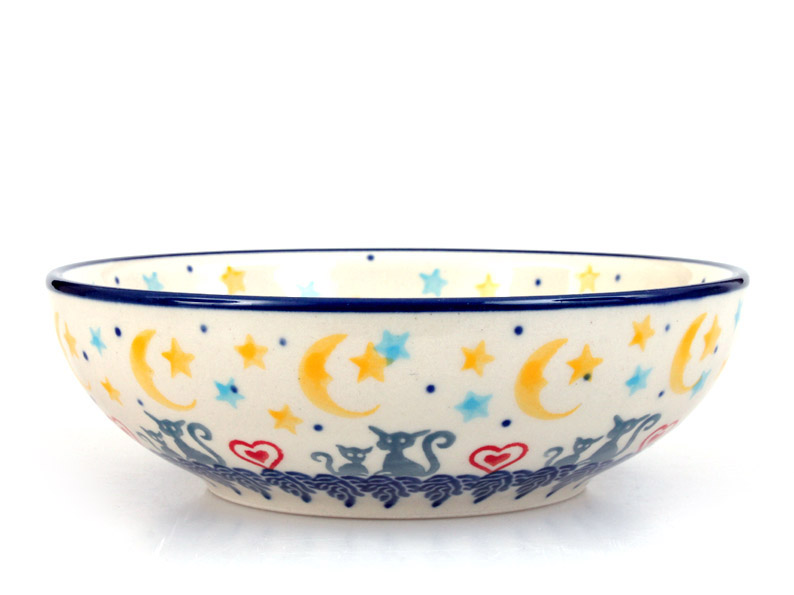 Low Bowl 13 cm (5")   Cats in Love