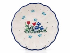 Wellenrandschale 12 cm   Frühlingsblumen