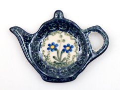 Teebeutel-Tellerchen Teekanne   Blumengarten