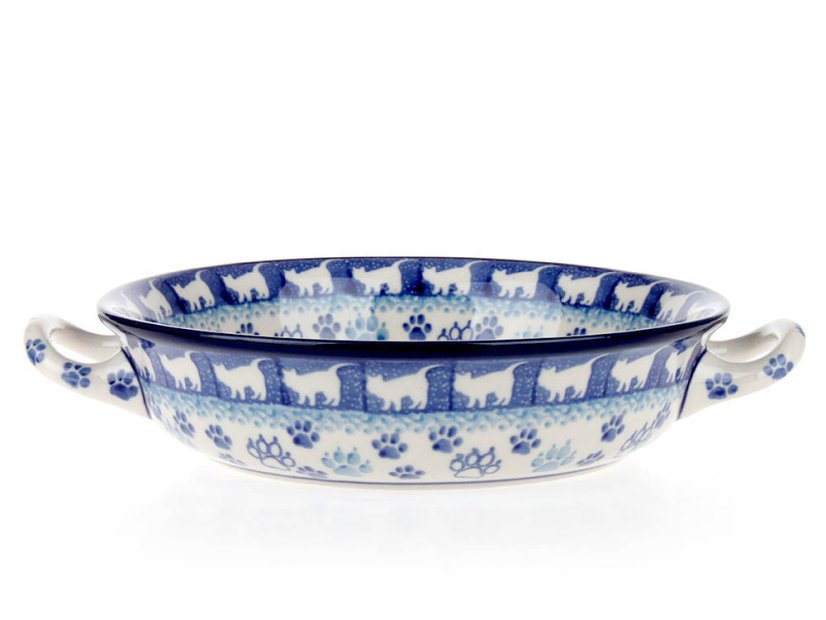 Round Baking Dish 17 cm (7")   Black Cat