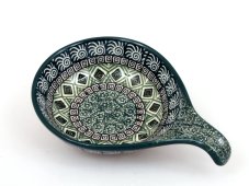 kokilka 17 cm Aztécké slunce zelené