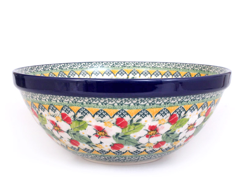 Bowl CLASSIC  24 cm (9")   Apple Blossoms UNIKAT