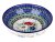 Low Bowl  17 cm (7")   Summer Flowers UNIKAT