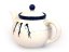 Teapot 1,2 l (40 oz)   Swallows UNIKAT