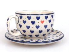 Cup with Saucer 0,35 l (13 oz) In Love
