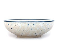 Low Bowl  17 cm (7")   Snow Flowers