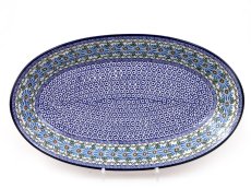 Oval Platter 45 cm (18") Asters