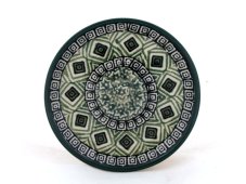 Teabag Plate 10 cm (4") Aztec Sun green