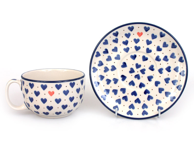 Cup with Saucer 0,35 l (13 oz)   In Love
