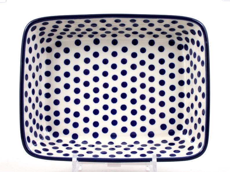 Auflaufform rechteckig 24 cm   Punkte