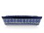 Auflaufform rechteckig 28 cm   Blaue Blätter