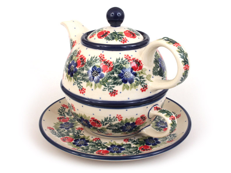 One-cup Teapot 0,6 l+0,25 l   Wreath