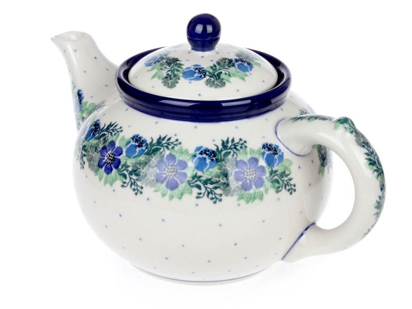 Teapot 1,2 l (40 oz)   Blue Wreath