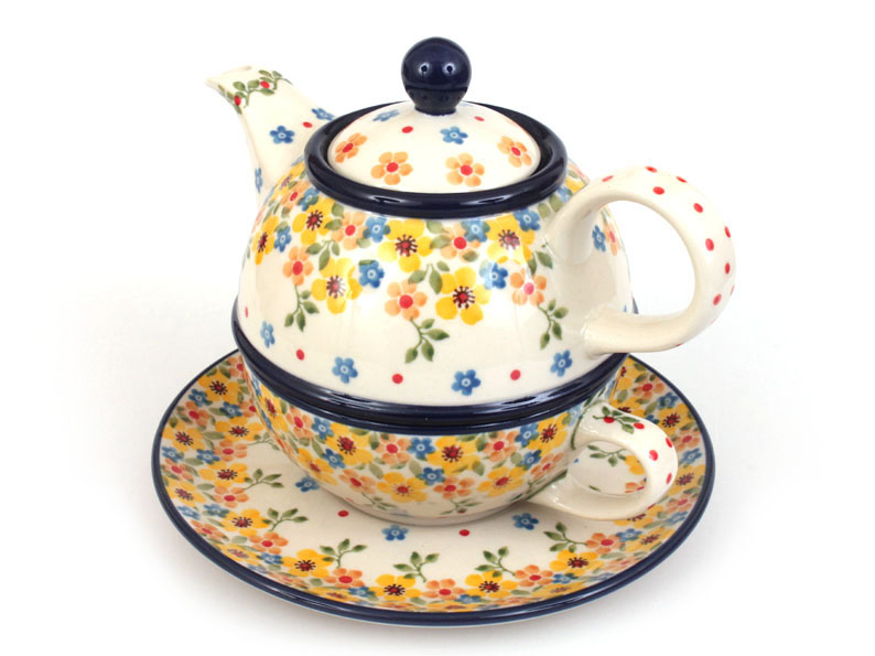 One-cup Teapot 0,6 l+0,25 l   Spring