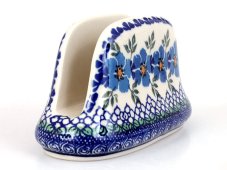Napkin Holder   Blue Rose