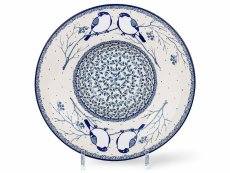 Pasta Bowl 25 cm (10")   Titmouses in Winter UNIKAT