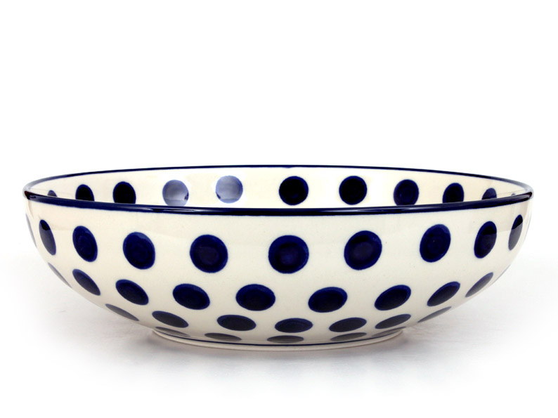 mísa nízká 27 cm   Velké puntíky