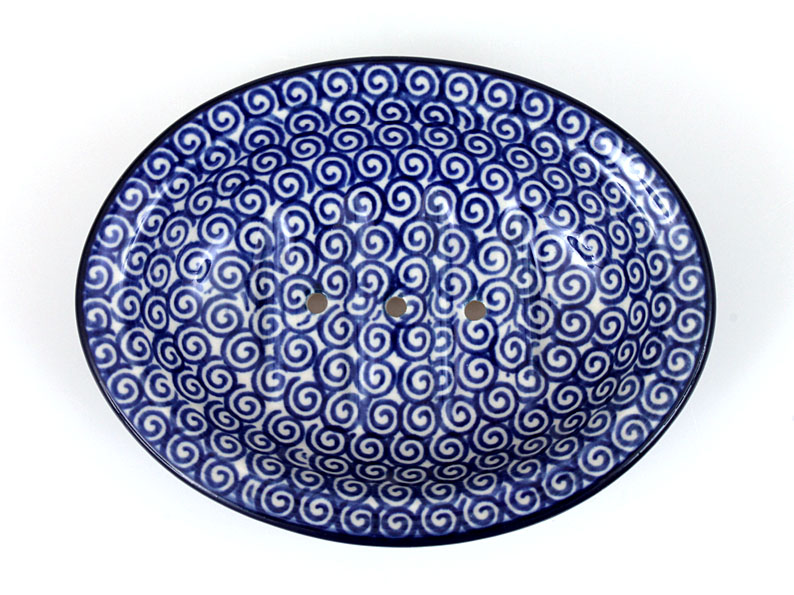 mýdelnička s otvory 14 cm   Spirály