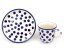 Mocca Cup with Saucer 0,06 l (2 oz)   Dots