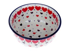 Bowl 13 cm (5")   Red Hearts