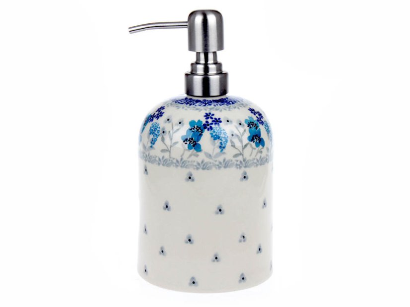 Soap Pump Large   Spring in Blue