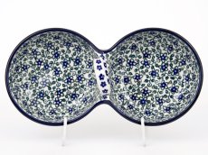 Double Bowl 25 cm Lobelia