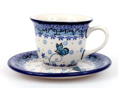 Cup with Saucer 0,15 l (7 oz)   Butterfly on Straw