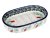 Soap Dish Oval 14 cm (5.5")   Summer Flowers UNIKAT