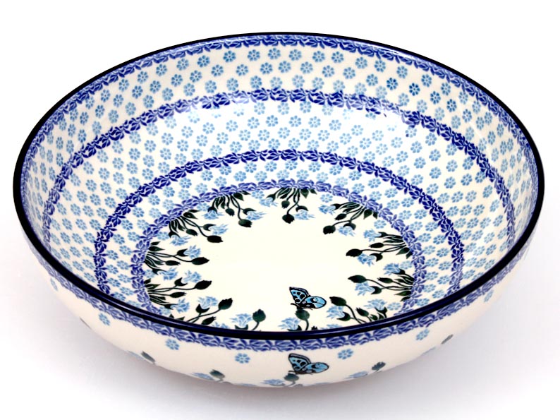 Low Bowl 27 cm (11")   Meadow Butterfly