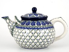 Teekanne 1,8 l   Blaue Blätter