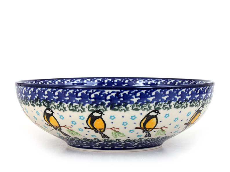 Low Bowl  17 cm (7")   Chickadees