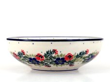 Schüssel niedrig 17 cm   Blumenkranz