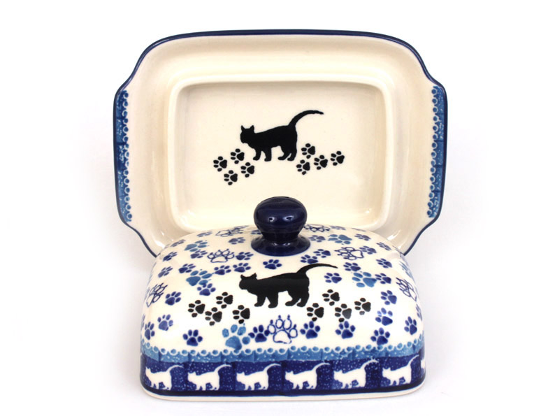 Butterdose   Schwarze Katze